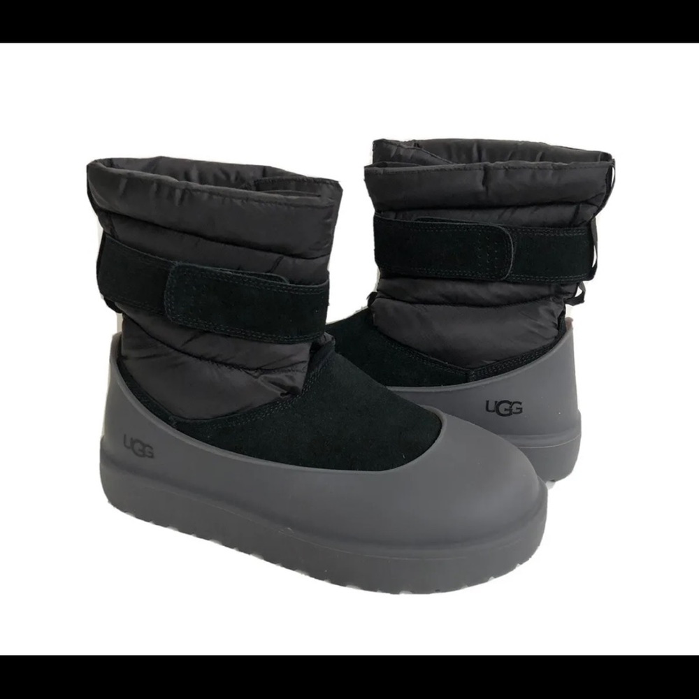 UGG MEN CLASSIC SHORT PULL-ON WEATHER BLACK WATERPROOF Boot US 11 / EU 44 /UK 10